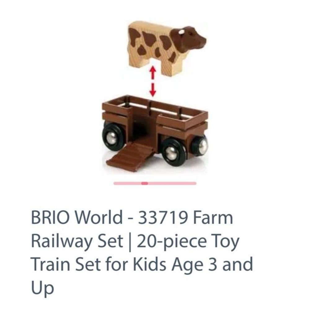 BRIO Farm Railway Set 20 Piece Interactive Train Set Kids Age 3+ #33719 - Picture 10 of 12